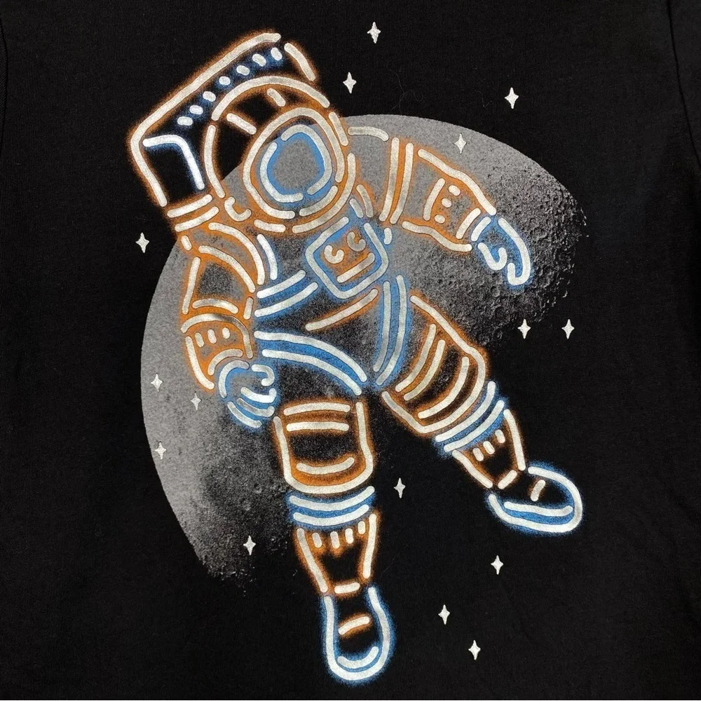 Wonder Nation Kids Astronaut Space Moon Long Sleeve Tee